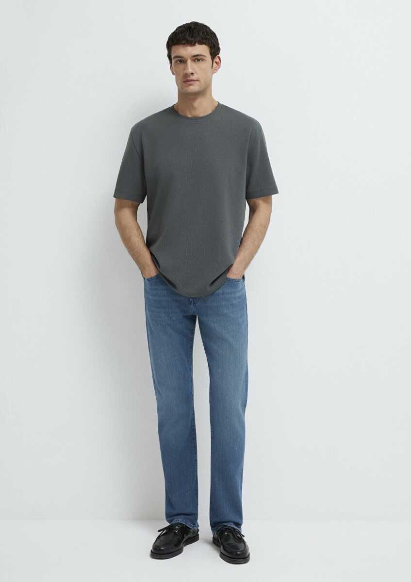 Mavi Black Siyah Gri Loose Fit Erkek Tişört 0612731-70088 (1)