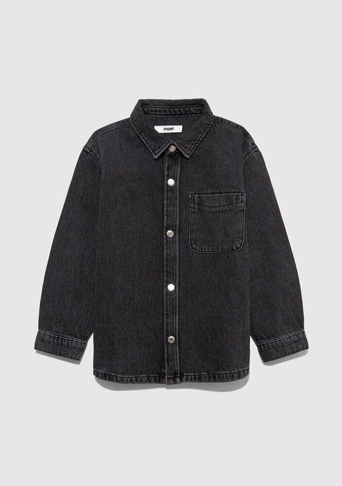 Mavi Bob Smoke Denim Çocuk Jean Gömlek 6210000-89447