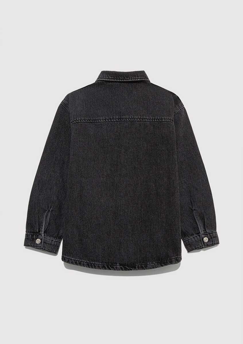 Mavi Bob Smoke Denim Çocuk Jean Gömlek  6210000-89447 (1)