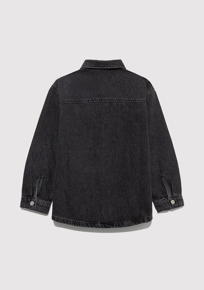 Mavi Bob Smoke Denim Çocuk Jean Gömlek 6210000-89447 (1)