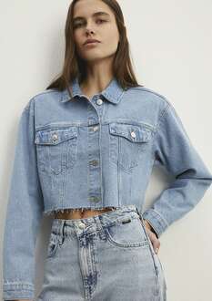 Mavi Brenda Mid Blue 90's Kadın Jean Ceket 1110118-86443 