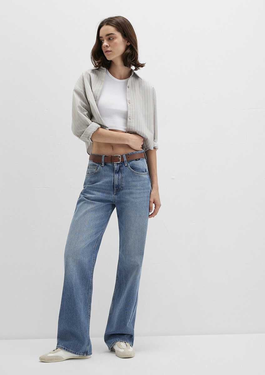 Mavi Calıfornıa Mavi Wide Leg Kadın Jean Pantolon 1010125-90496 - 1