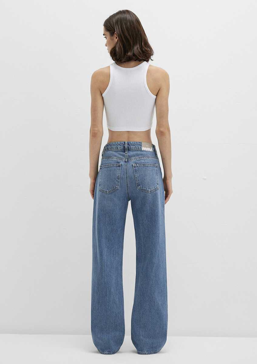 Mavi Calıfornıa Mavi Wide Leg Kadın Jean Pantolon 1010125-90496 - 5