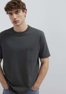 Mavi Cep Detaylı Basic Loose Fit Erkek Tişört066248-71553 