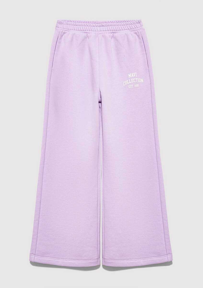 Mavi Collection Baskılı Mor Çocuk Eşofman Altı 7010047-70519