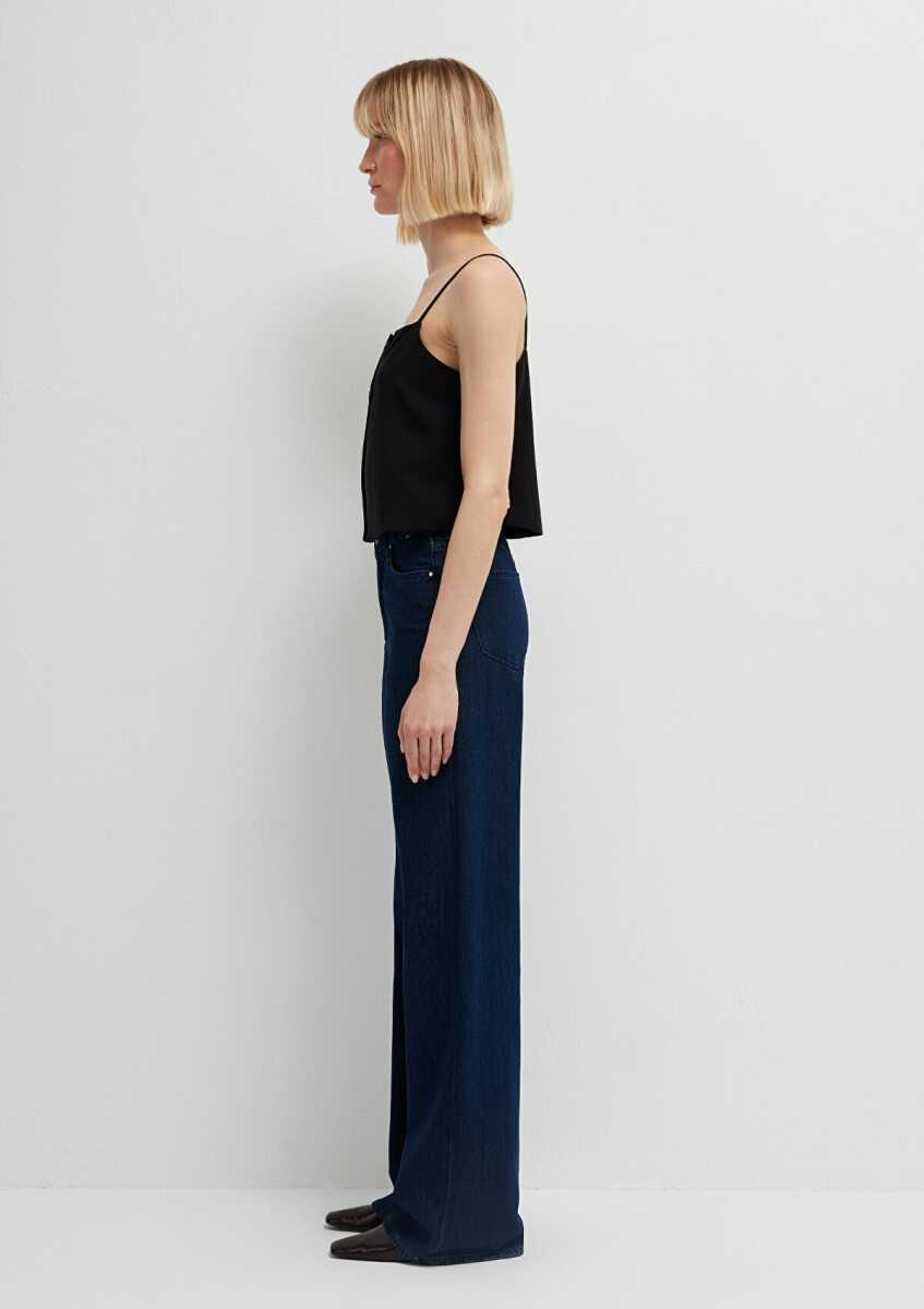 Mavi Crop Siyah Bluz 1211531-900 - 4