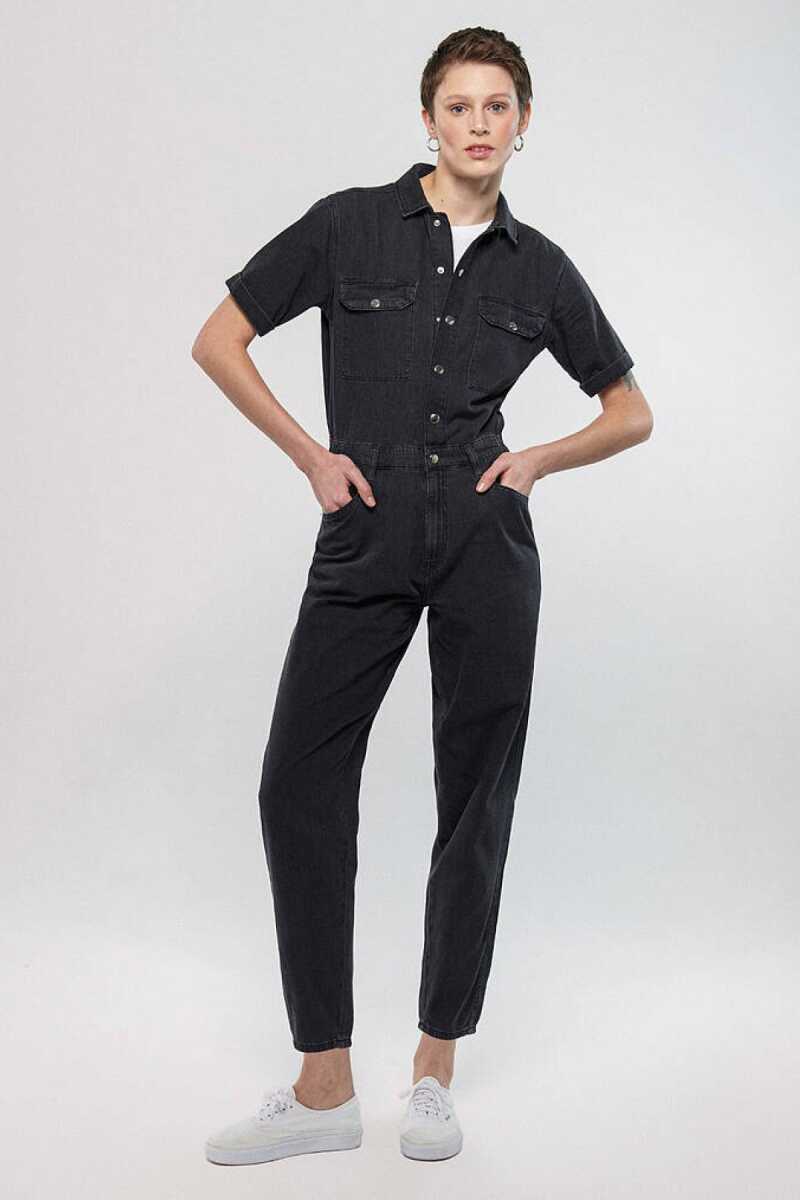 Mavi Dark Moke Gold Icon Kadın Tulum 0110302-900