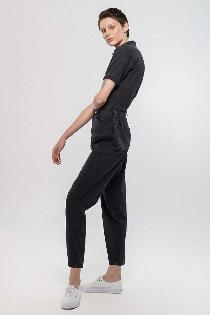 Mavi Dark Moke Gold Icon Kadın Tulum 0110302-900 (1)