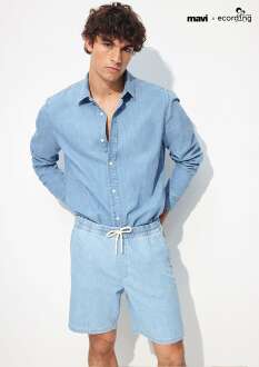 Mavi Dayton Bleach Denim Erkek Jean Şort 0410093-86945 