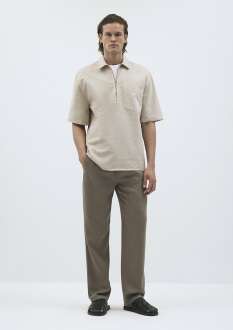 Mavi Derin Bej Erkek Pantolon 0010193-70321 