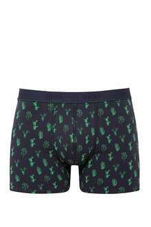 Mavi Desenli Gece Lacivert Erkek Boxer 0910045-32184 