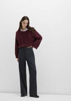 Mavi Dokuma Antrasit Kadın Pantolon 1011089-87829 