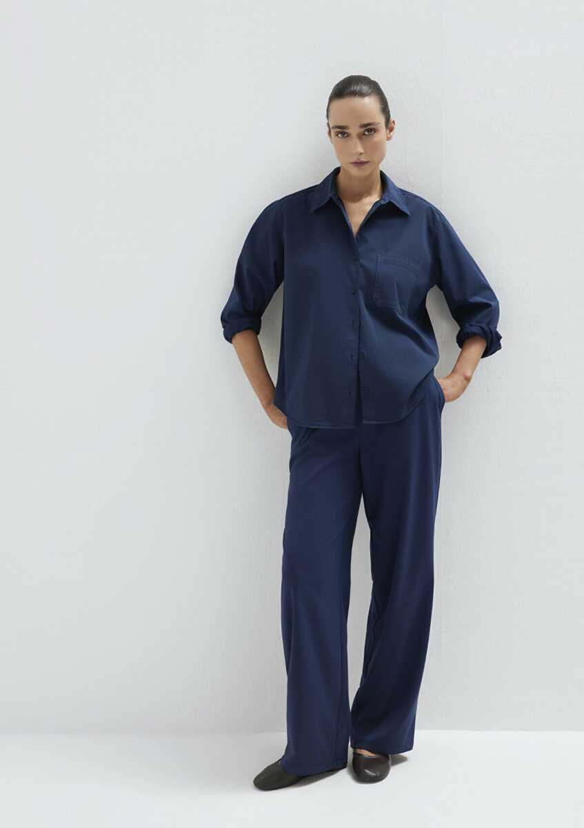 Mavi Dokuma Lacivert Kadın Pantolon 1011153-70497