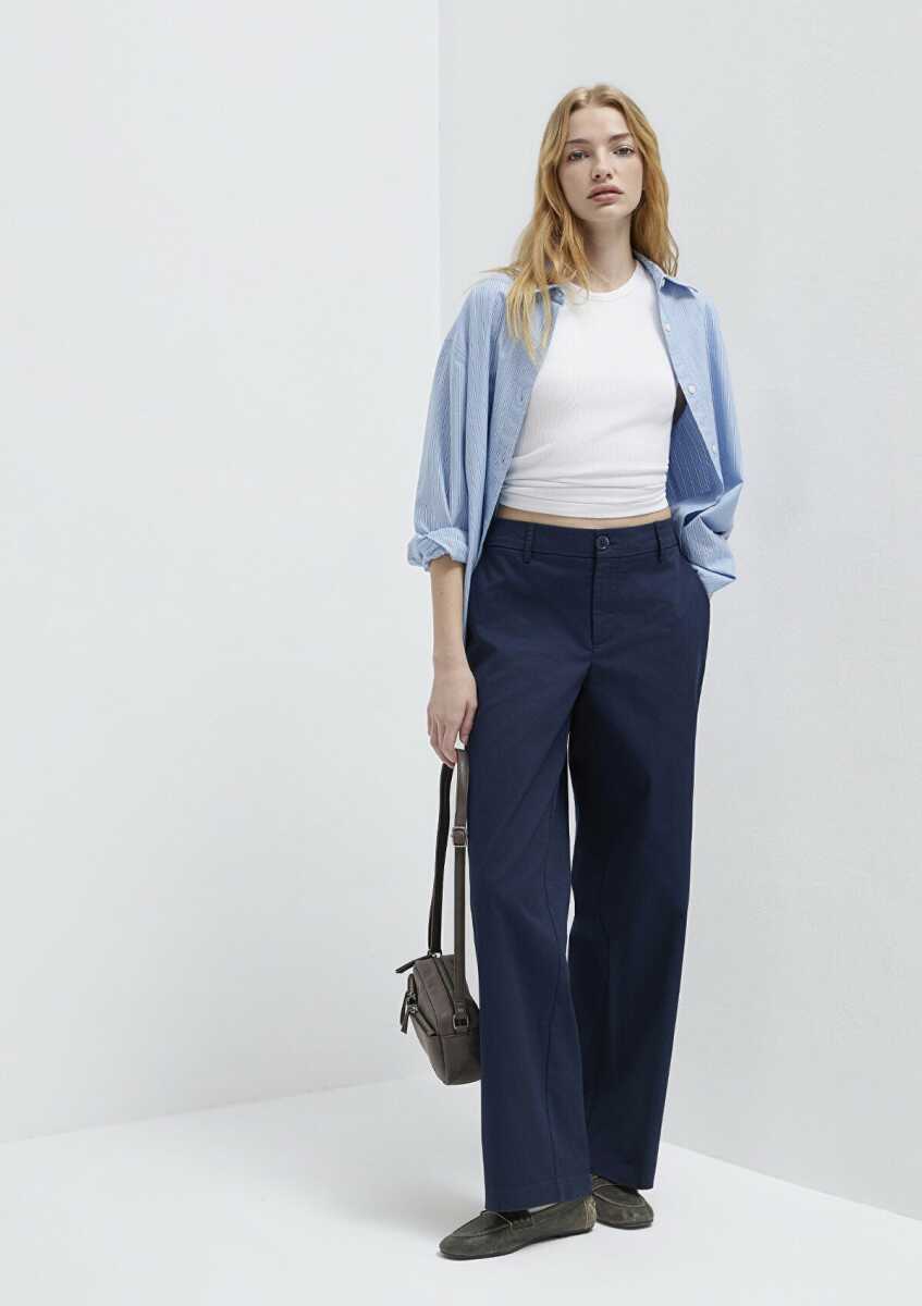 Mavi Dokuma Lacivert Kadın Pantolon 1011160-82318