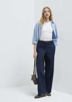 Mavi Dokuma Lacivert Kadın Pantolon 1011160-82318 