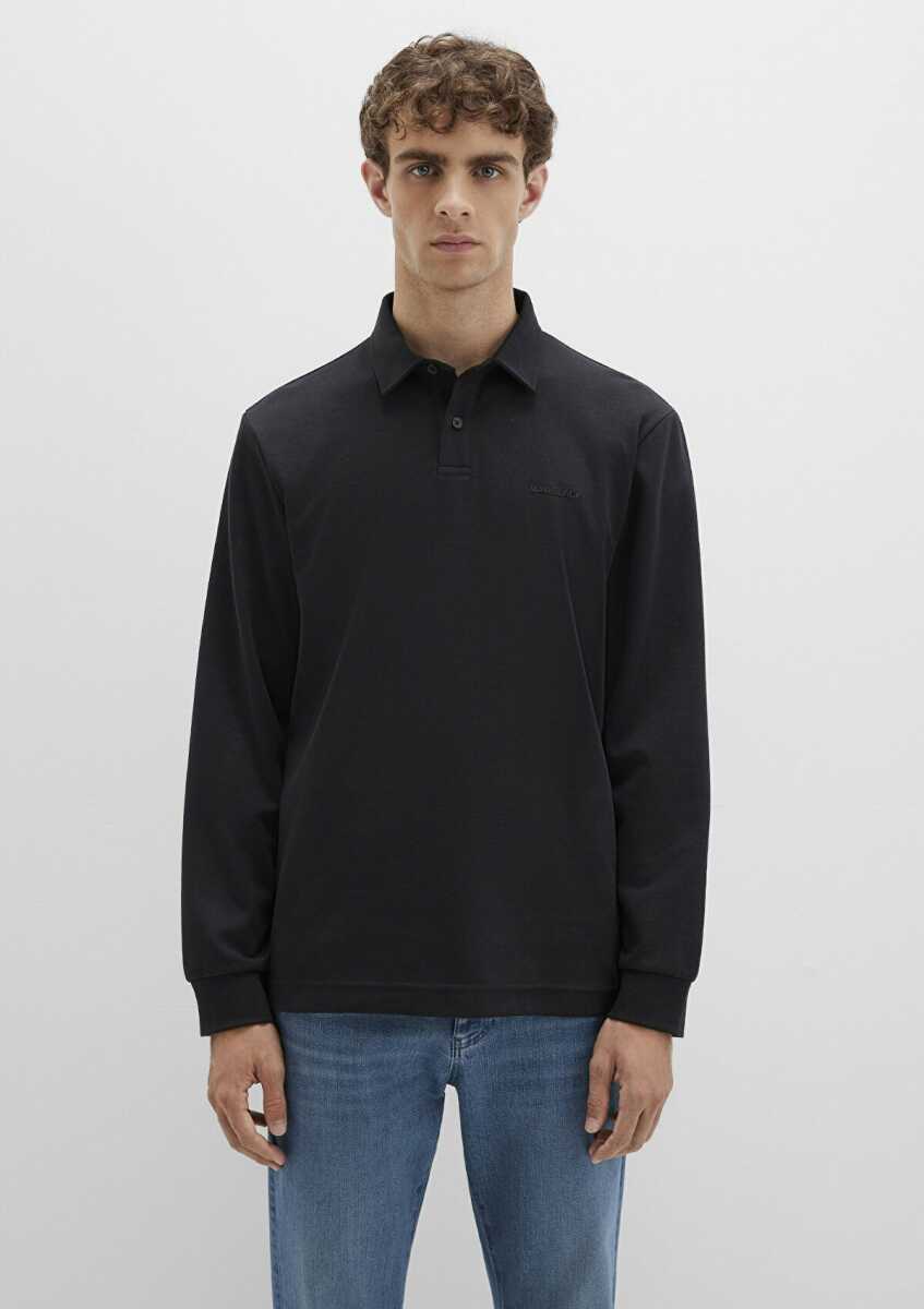 Mavi Düğmeli Polo Yaka Erkek Sweat 0613043-900 - 4