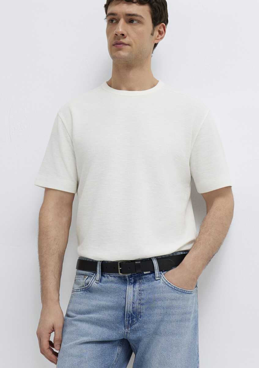 Mavi Ekru Basic Loose Fit Erkek Tişört 0613315-80194