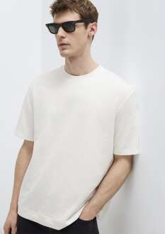 Mavi Ekru Basic Loose Fit Erkek Tişört 0613316-80194