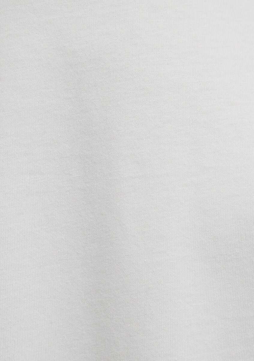 Mavi Ekru Basic Oversize Kadın Tişört 1613903-80194 - 7