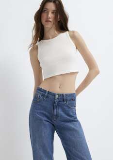Mavi Ekru Crop Kadın Atlet 1613810-70057