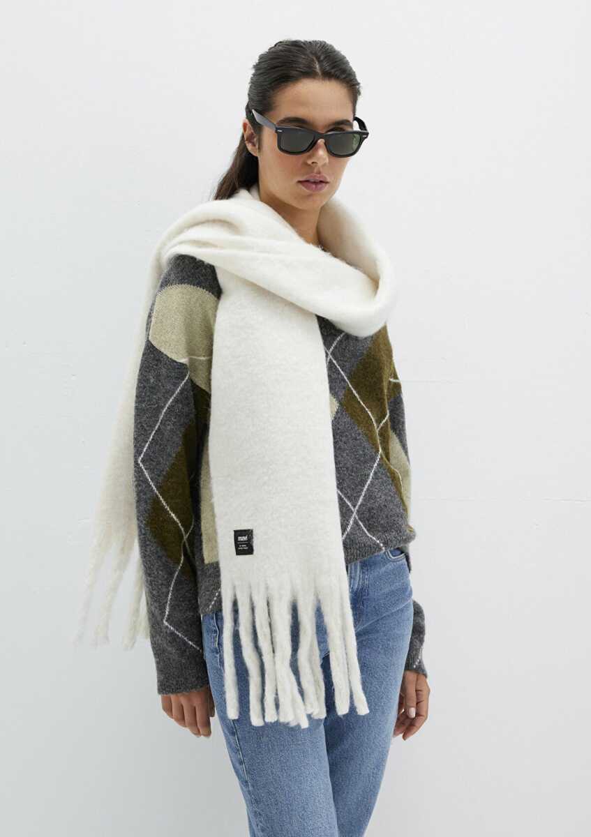 Mavi Ekru Kadın Atkı 1912844-34523 - Mavi