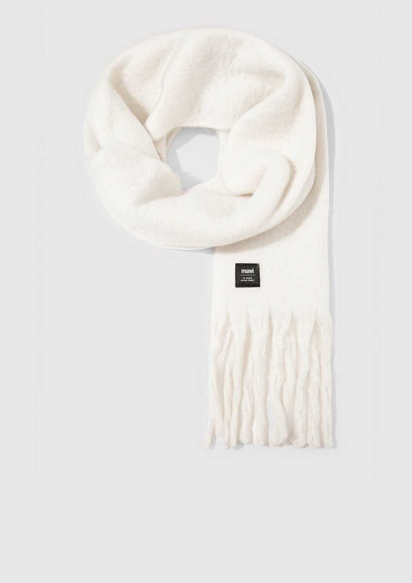 Mavi Ekru Kadın Atkı 1912844-34523 - Mavi (1)