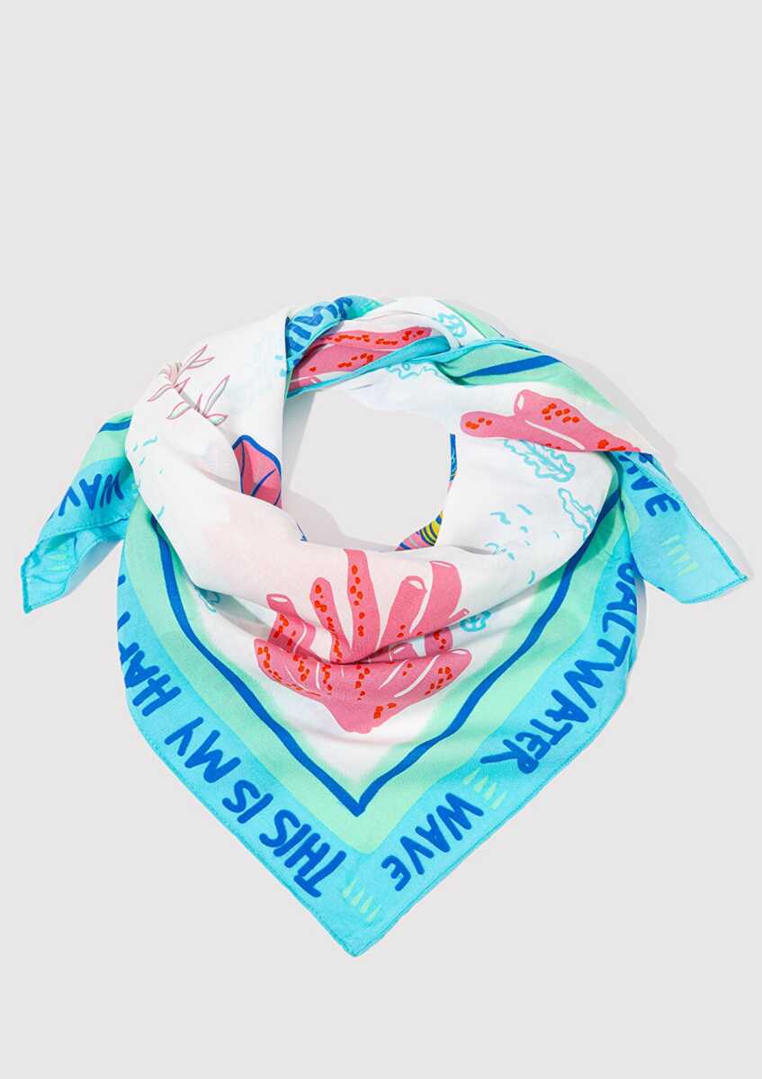 Mavi Ekru Kadın Bandana 1912243-34523 (1)