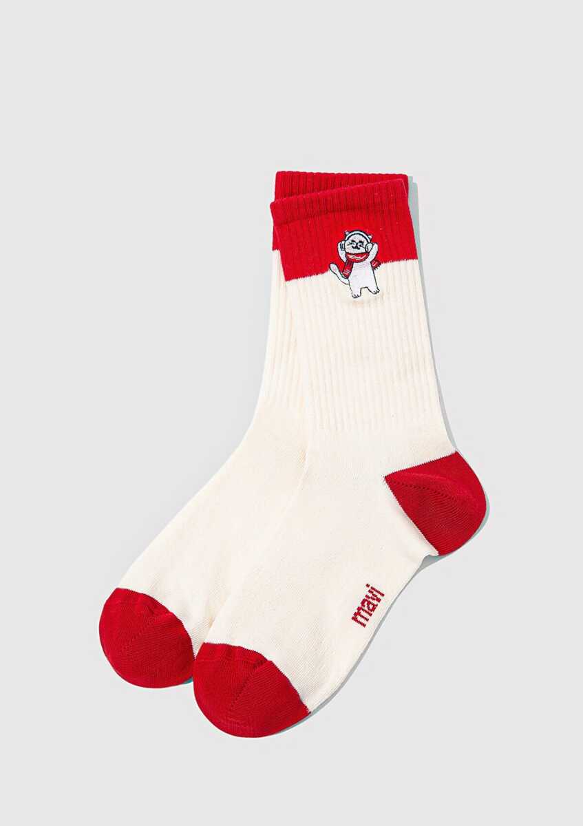 Mavi Ekru Kadın Çorap 1913700-34523 - Mavi