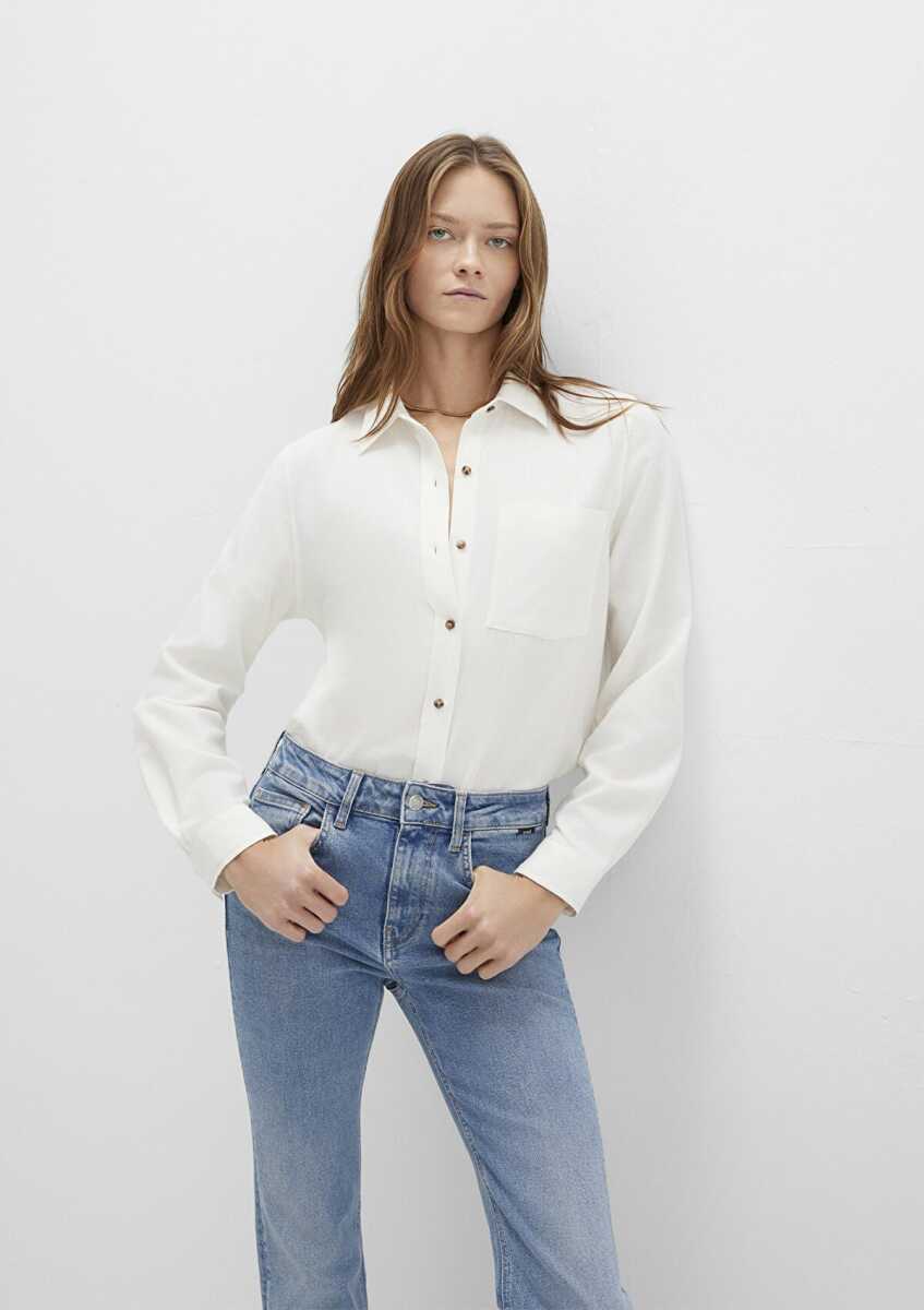 Mavi Ekru Kadın Gömlek 1211285-80194 - Mavi (1)