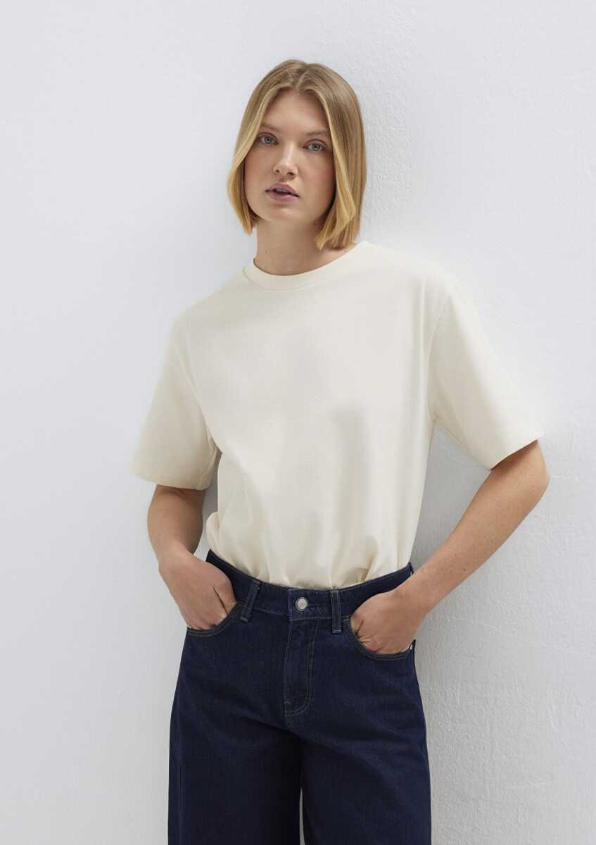 Mavi Ekru Kadın Tişört 1613979-70048 - 3