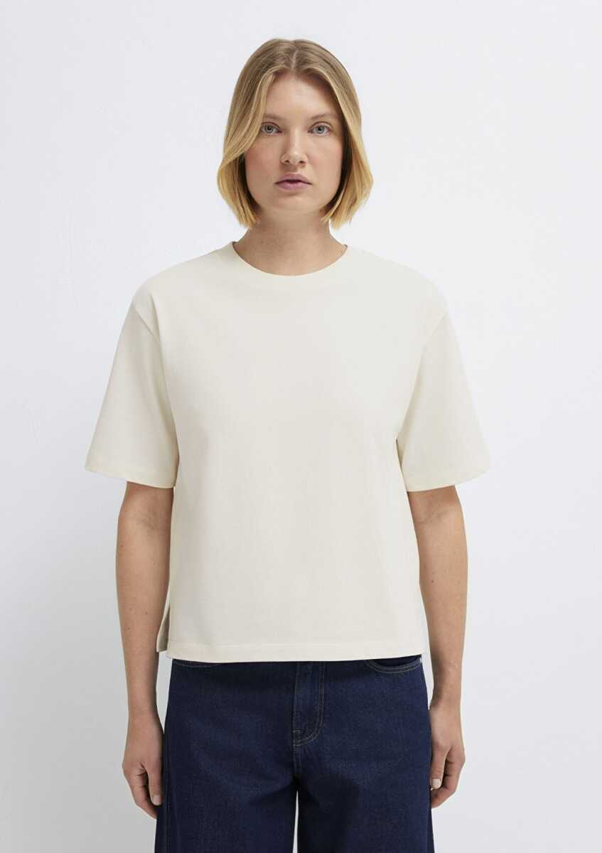 Mavi Ekru Kadın Tişört 1613979-70048 - 4