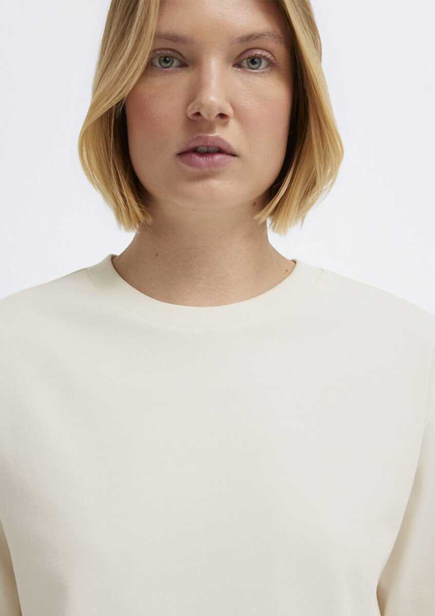 Mavi Ekru Kadın Tişört 1613979-70048 - 7