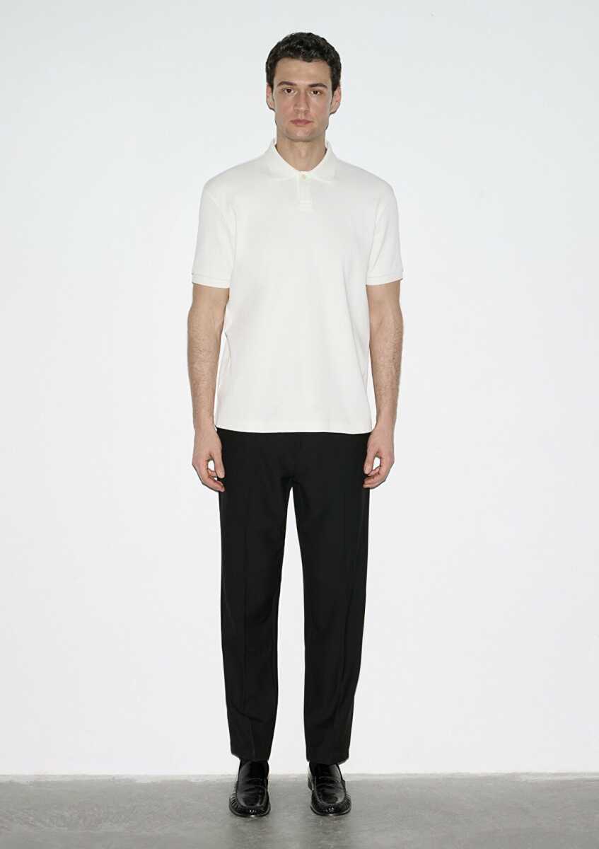 Mavi Ekru Loose Fit Erkek Polo Tişört 0613126-70057 - 4