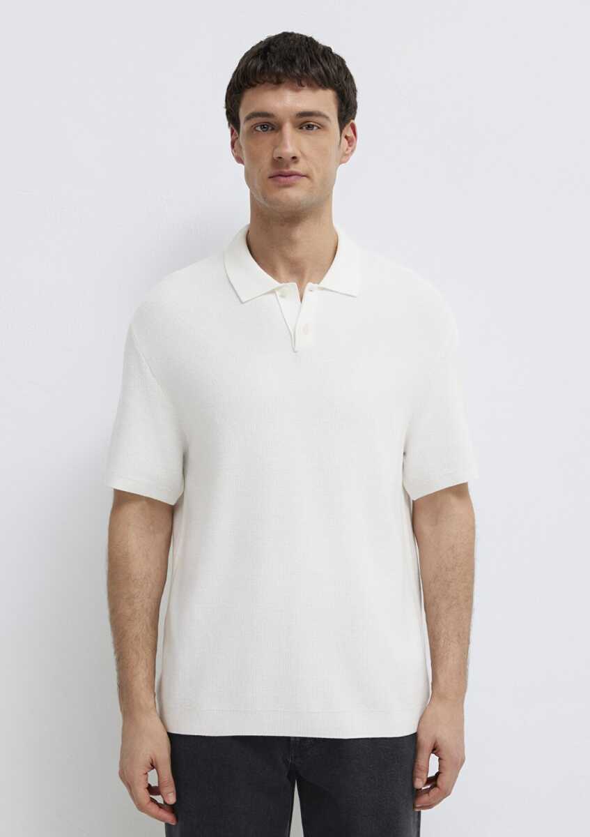 Mavi Ekru Triko Regular Fit Erkek Polo Tişört 0710397-70057 - 3