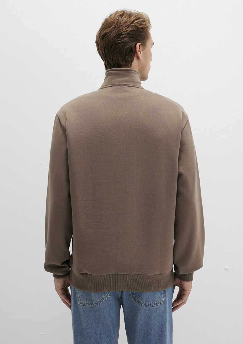 Mavi Fermuarlı Erkek Sweat 0S10419-70380 - 5