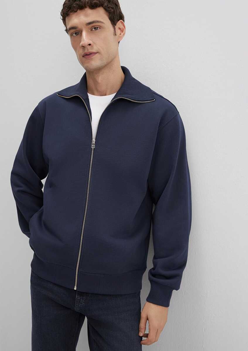 Mavi Fermuarlı Lacivert Loose Fit Erkek Sweat 0S10521-70490 - 1