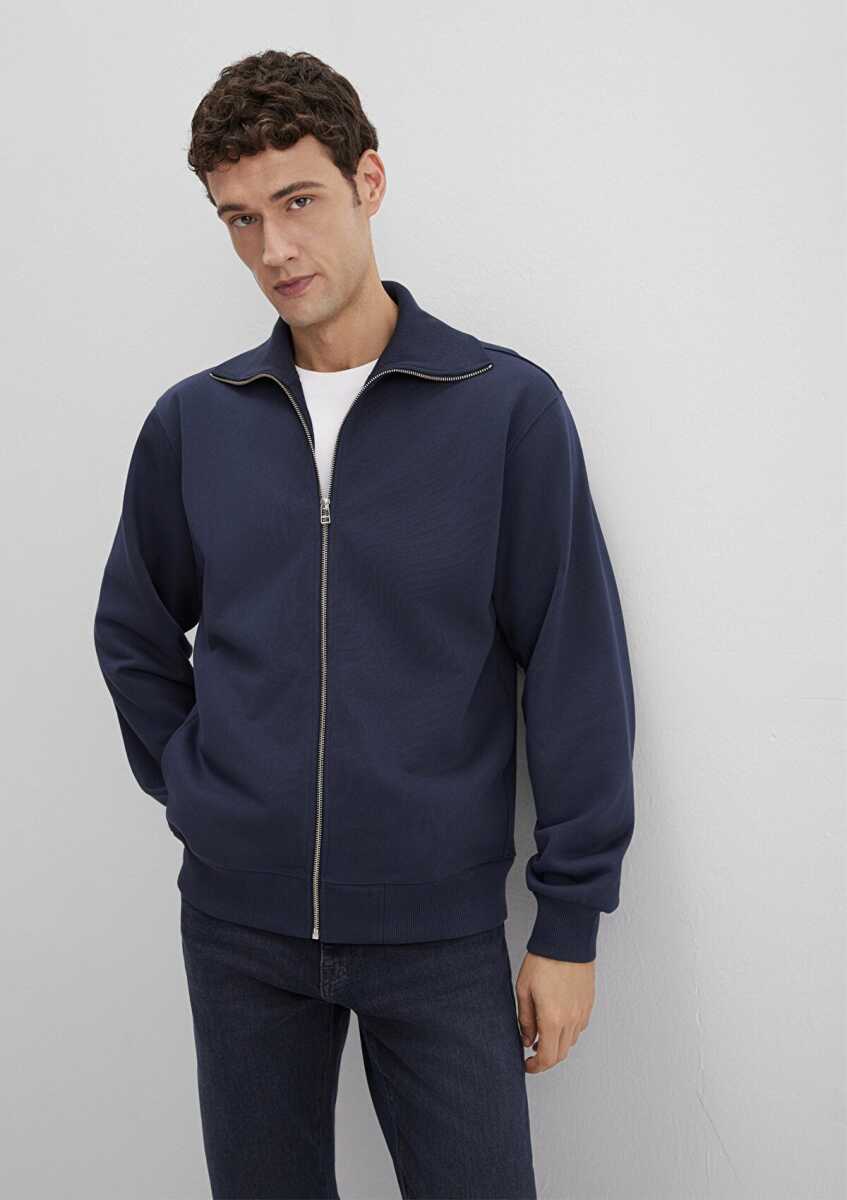 Mavi Fermuarlı Lacivert Loose Fit Erkek Sweat 0S10521-70490 - 2