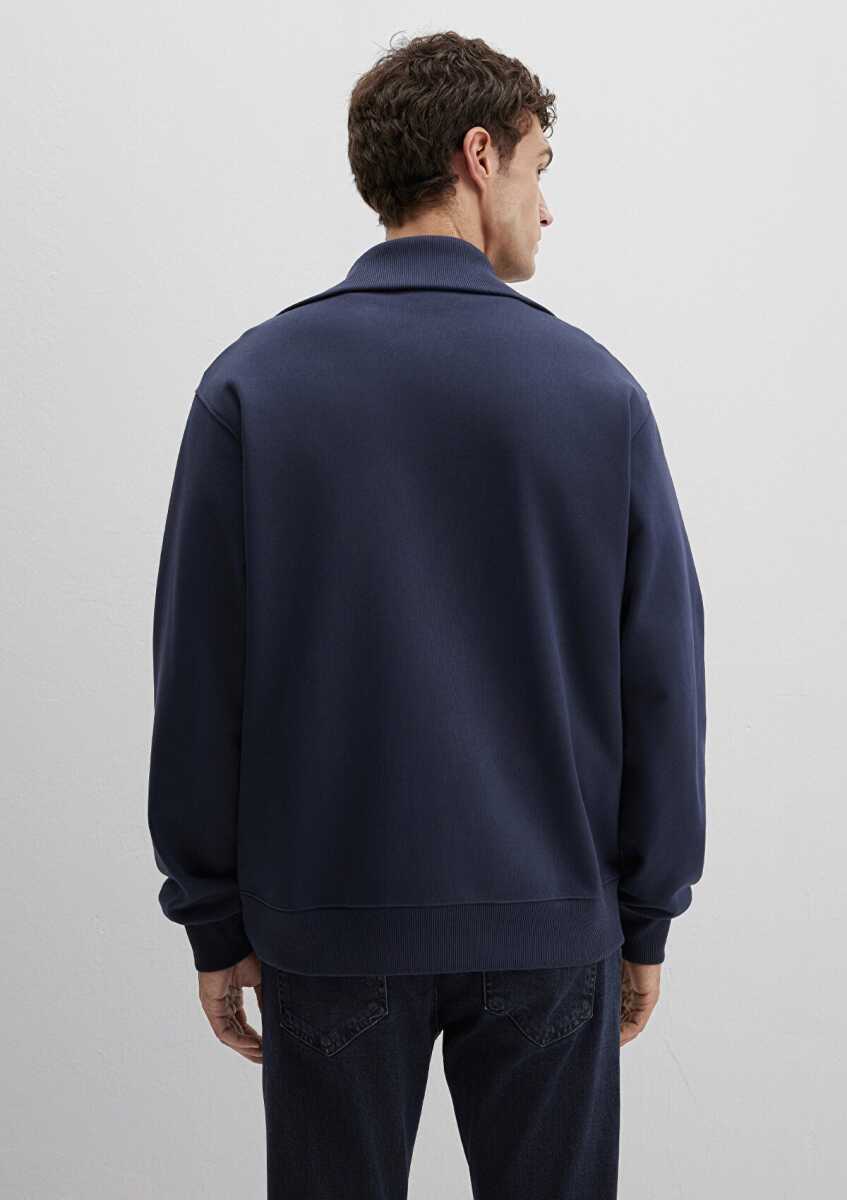 Mavi Fermuarlı Lacivert Loose Fit Erkek Sweat 0S10521-70490 - 5