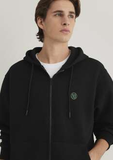 Mavi Fermuarlı Siyah Erkek Sweat 066979-900