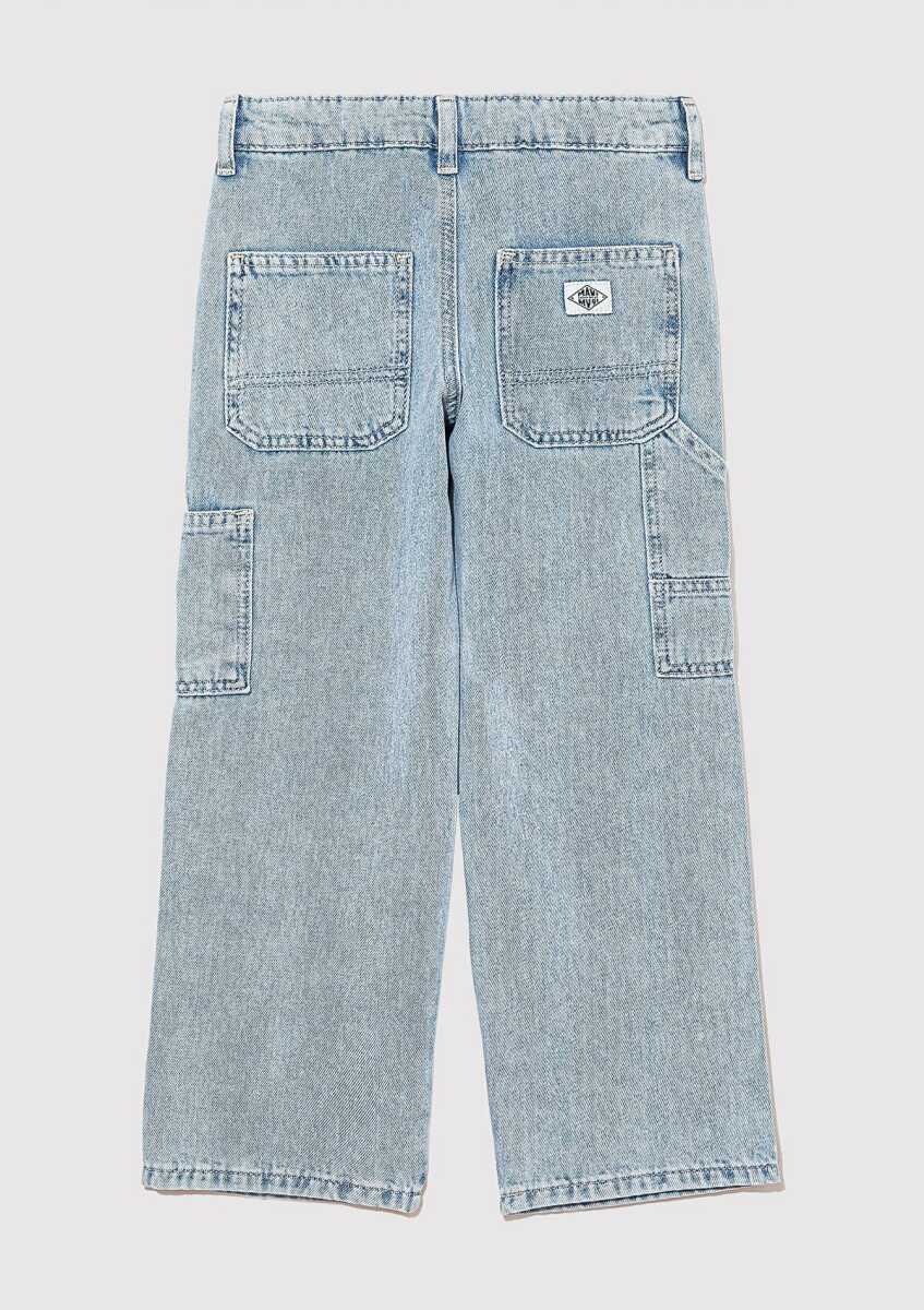 Mavi Fox Mv91 Street Açık Mavi Loose Fit Çocuk Jean Pantolon 6011191-89445 - 5