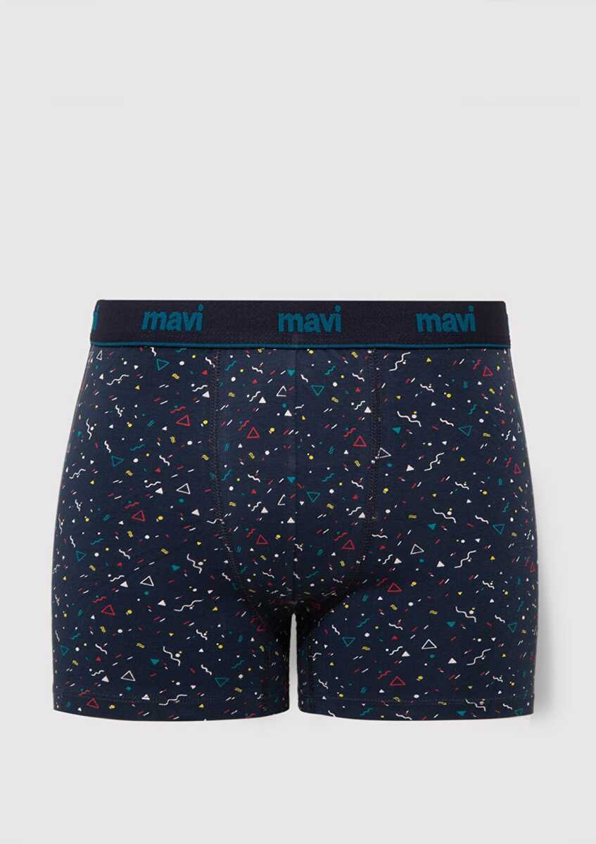 Mavi Gece Lacivert Erkek Boxer 092458-32184 - 1