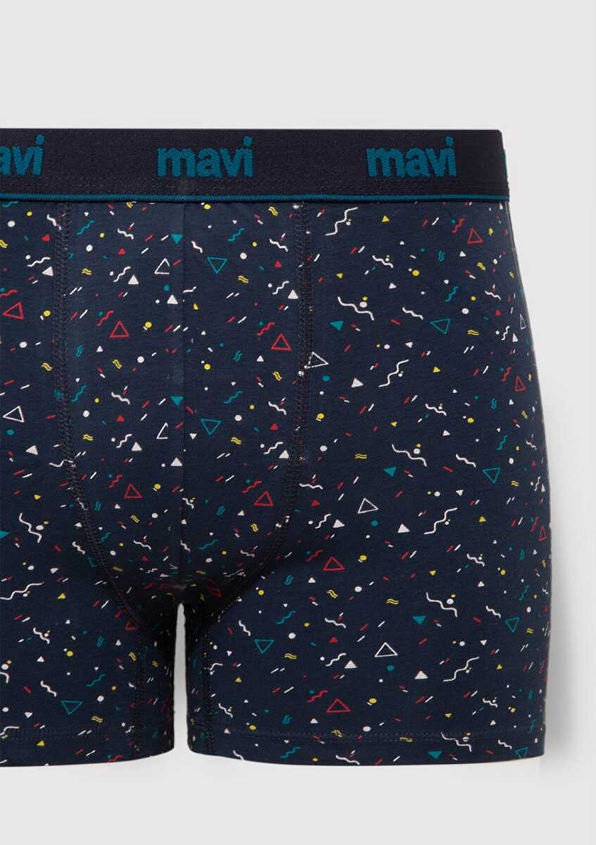 Mavi Gece Lacivert Erkek Boxer 092458-32184 - 2