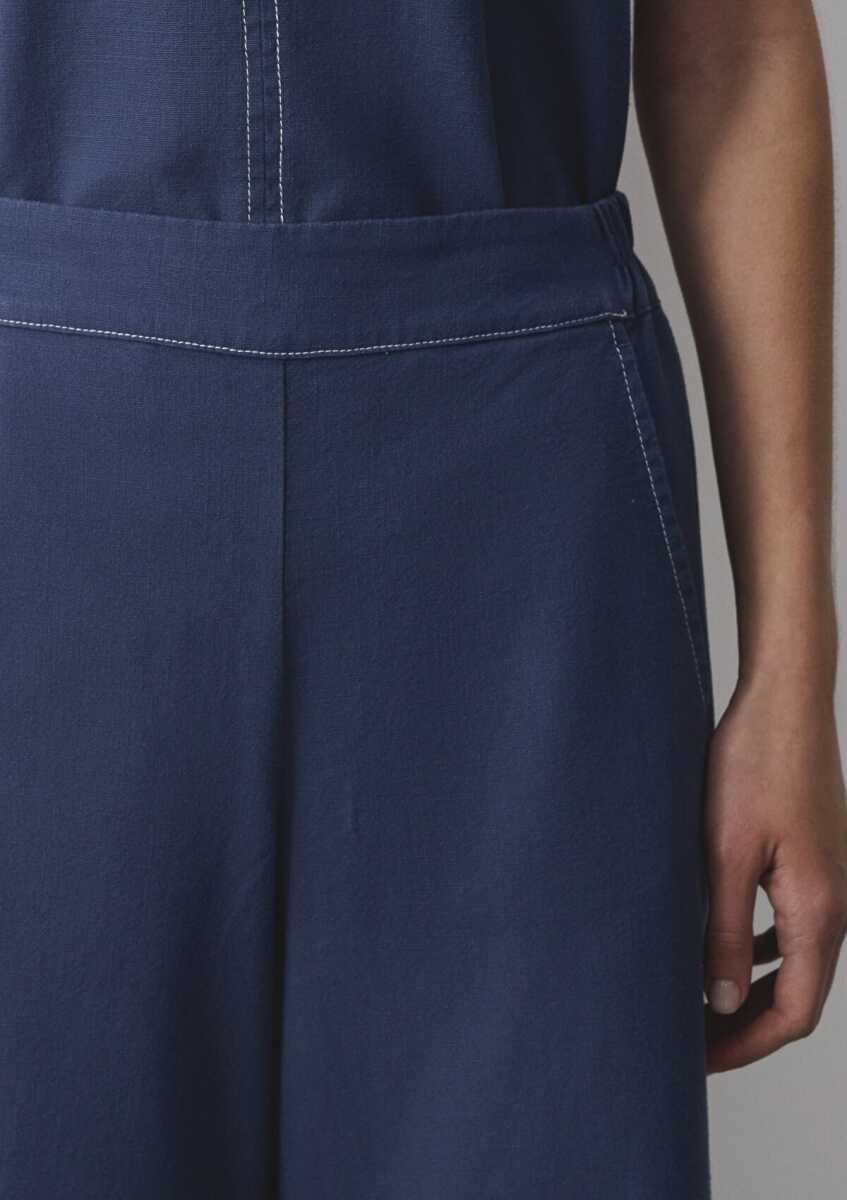 Mavi Geniş Paça Wide Leg Kadın Pantolon 1011187-70756 - 7