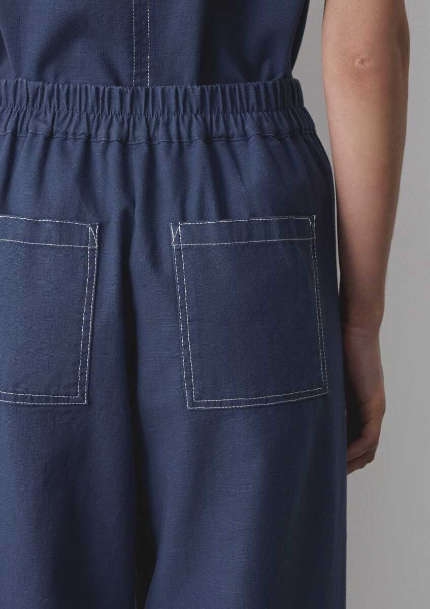 Mavi Geniş Paça Wide Leg Kadın Pantolon 1011187-70756 - 8