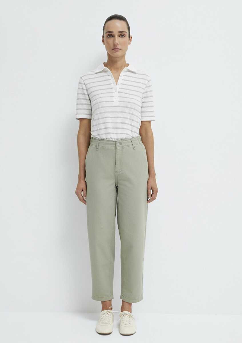 Mavi Gölge Gri Kadın Dokuma Pantolon 1010649-71484 - 3