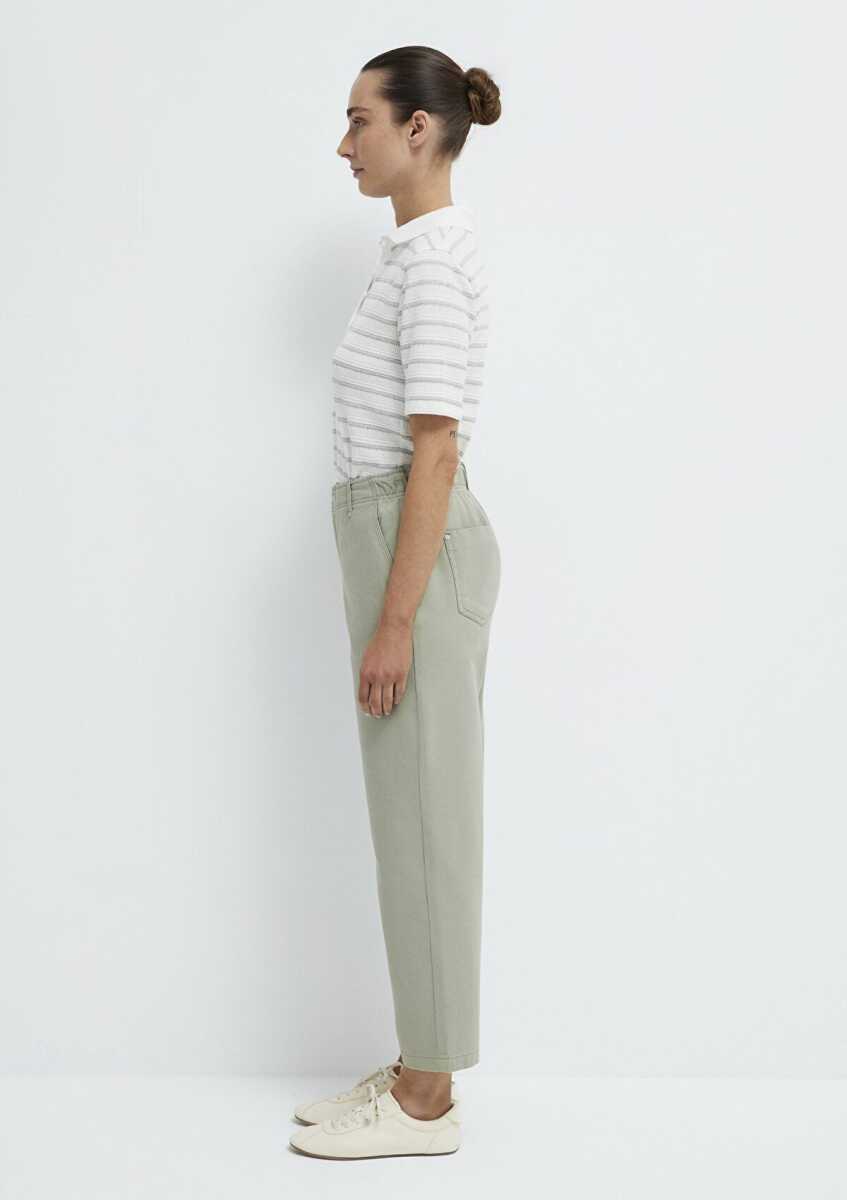 Mavi Gölge Gri Kadın Dokuma Pantolon 1010649-71484 - 4