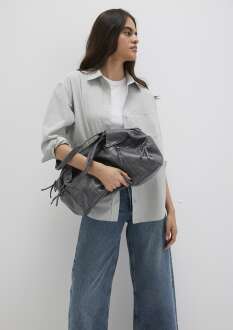 Mavi Gri Kadın Kol Çantası 1912134-24674 