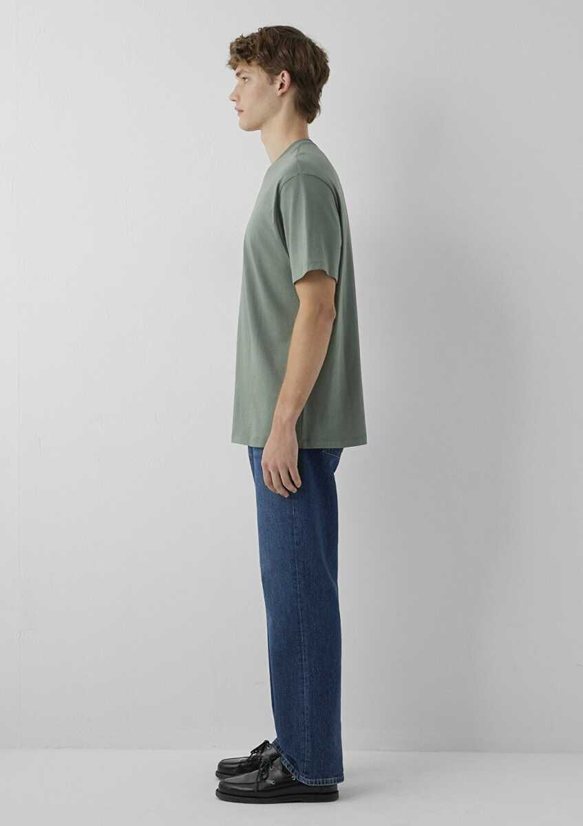 Mavi Haki Basic Loose Fit Erkek Tişört 066249-80692 - 4