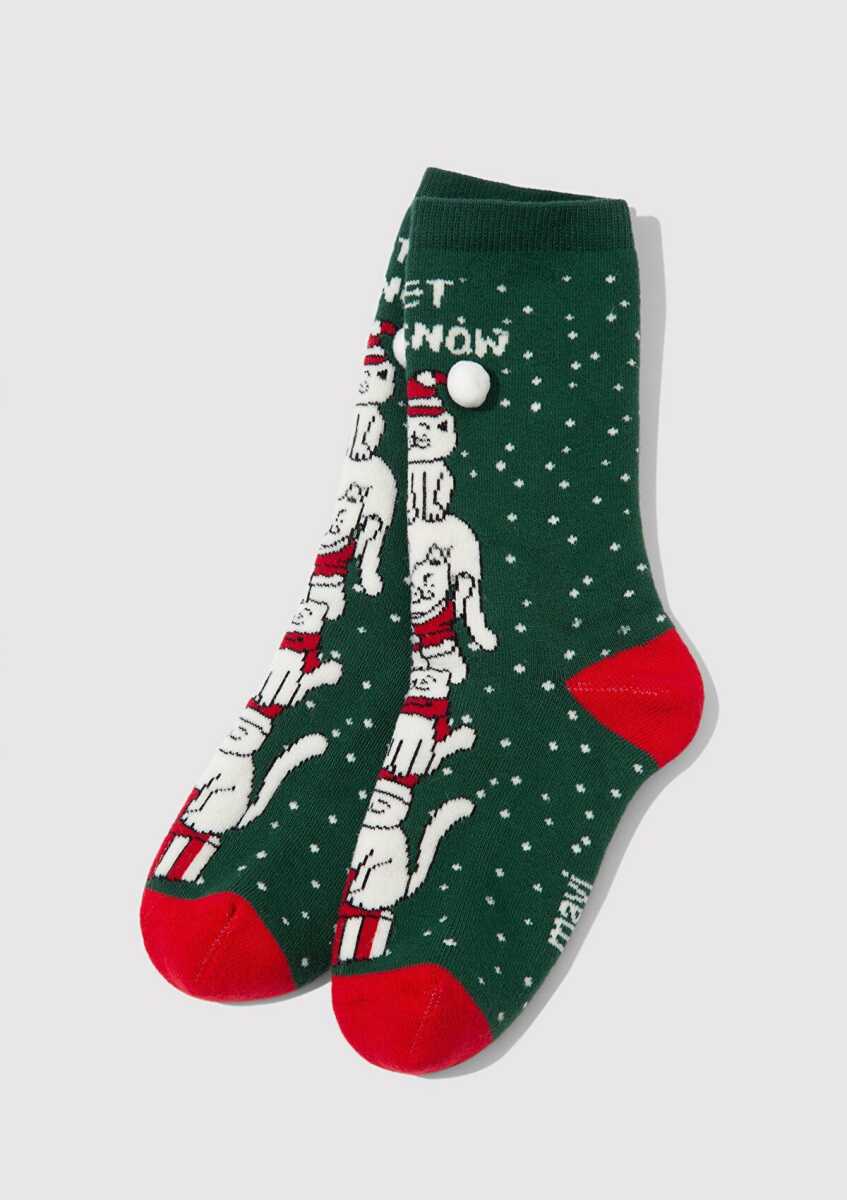 Mavi Haki Kadın Çorap 1913702-27150 - Mavi