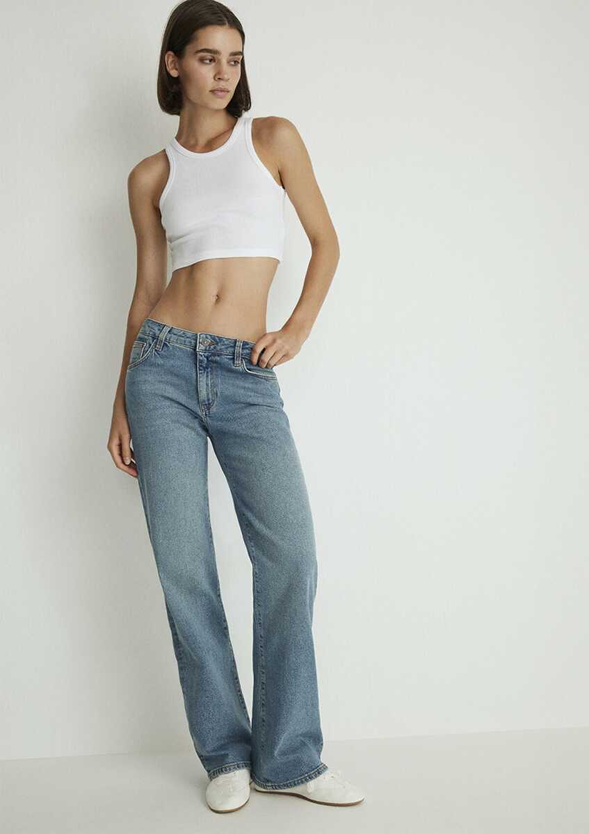 Mavi Ibiza Real Blue Gölgeli Açık Mavi Straigth Fit Kadın Jean Pantolon 1010530-88460 - 3